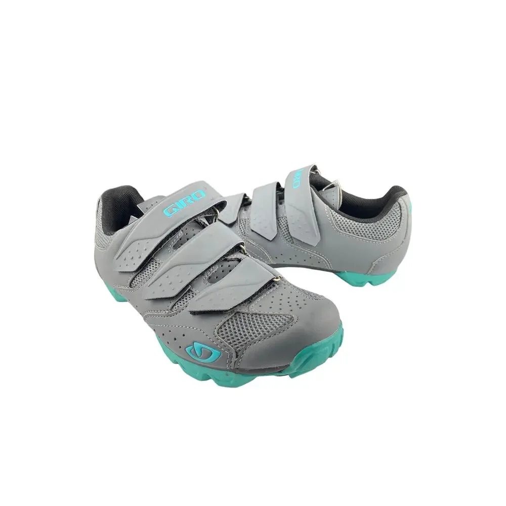 Giro Riela RII Women's Mountain Bike/Cycling Shoes Dark Shadow/Glacier‎ Sz 7.5